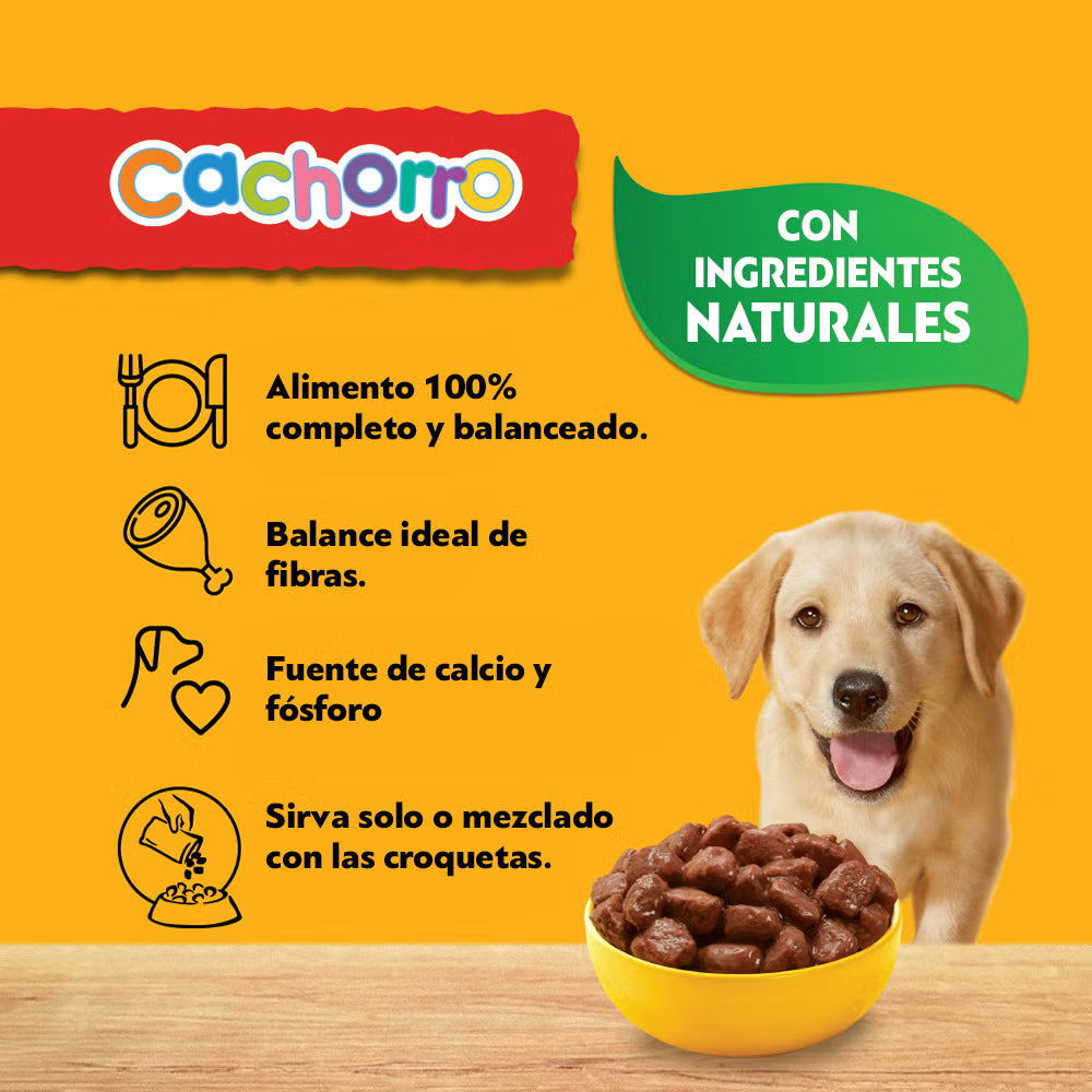 PEDIGREE POUCH CACHORRO SABOR CARNE 100 GR