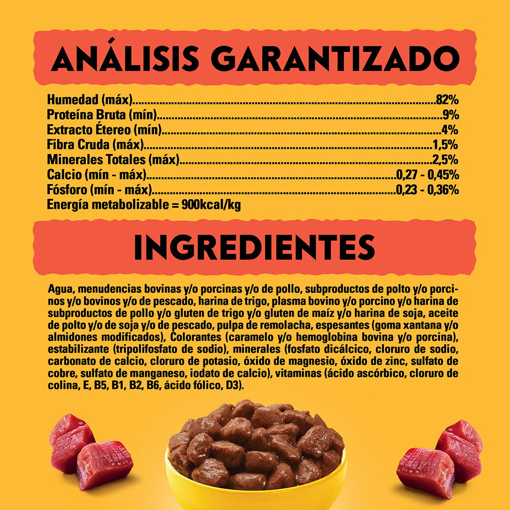 PEDIGREE POUCH CACHORRO SABOR CARNE 100 GR