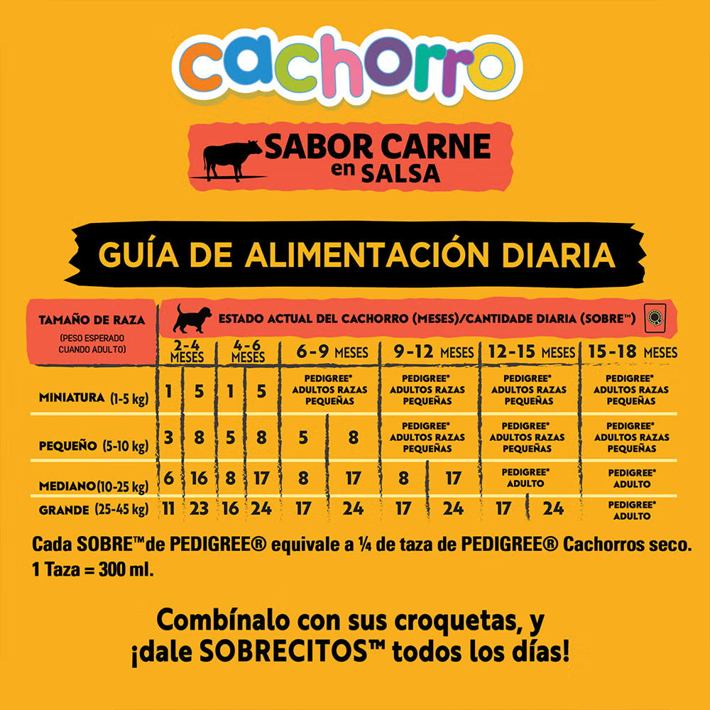 PEDIGREE POUCH CACHORRO SABOR CARNE 100 GR