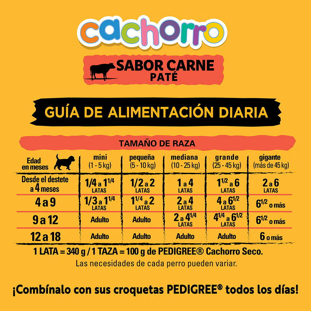 PEDIGREE LATA CACHORRO SABOR CARNE 280 GR