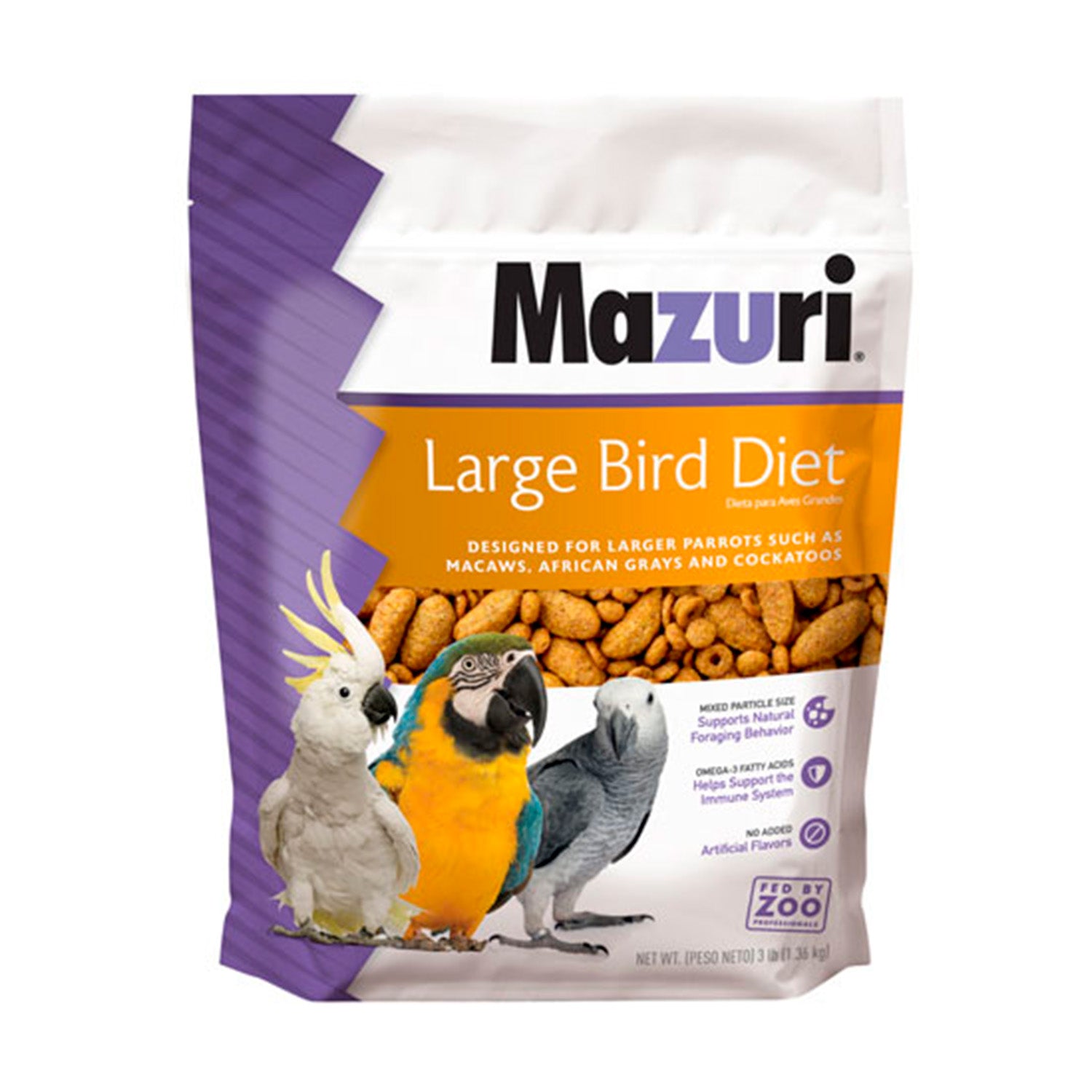 MAZURI AVES GRANDES 1,36 KG