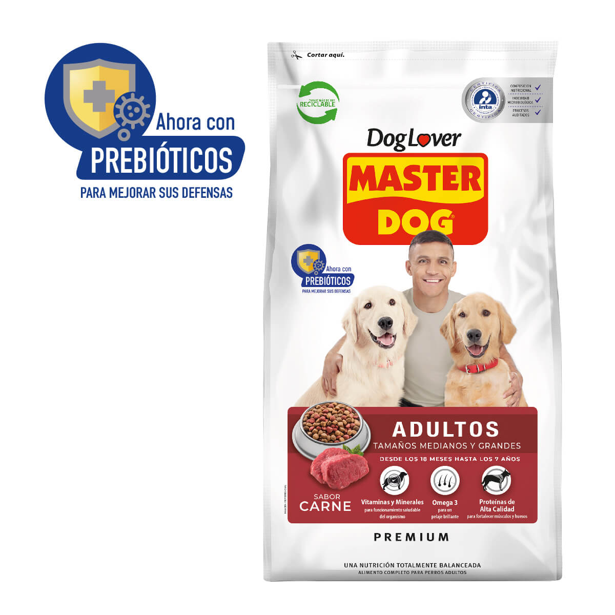 MASTER DOG ADULTO SABOR CARNE 18 KG