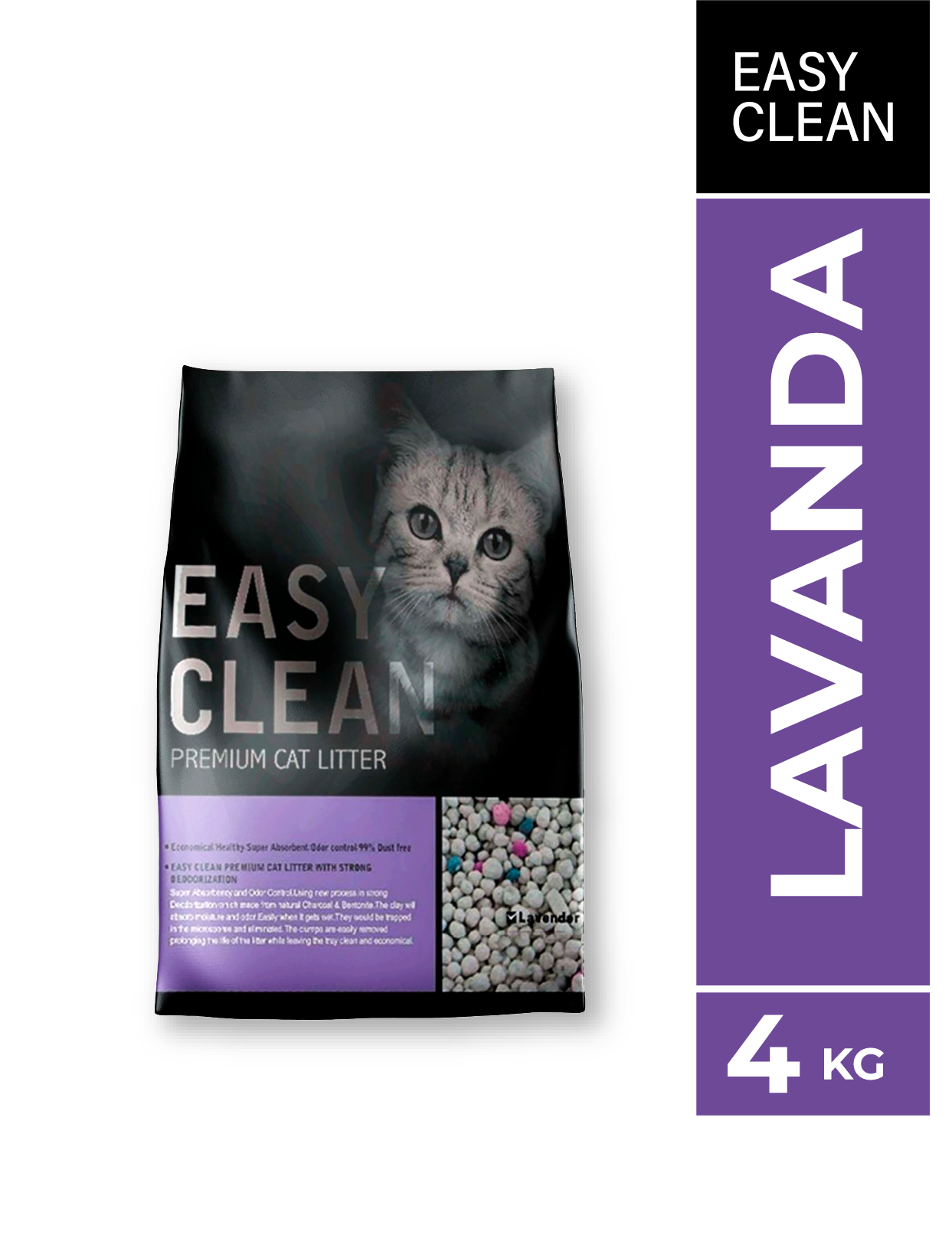 ARENA EASY CLEAN LAVANDA 4 KG