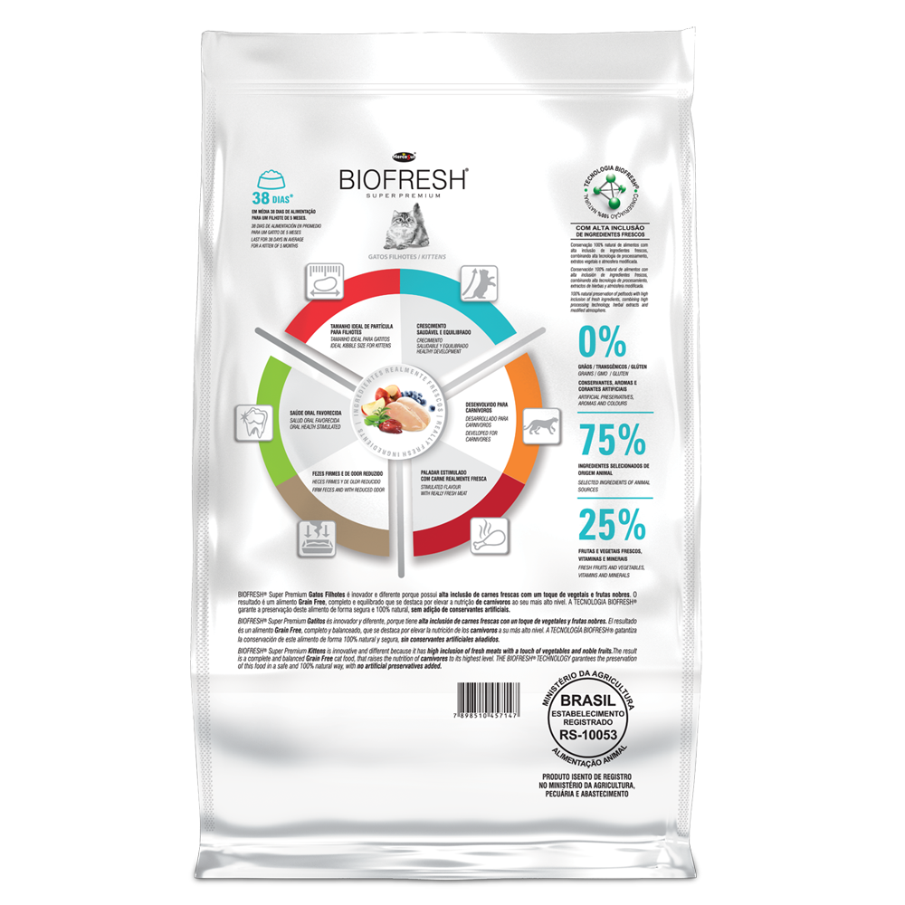 BIOFRESH SP NATURAL GATITOS 1.5 KG