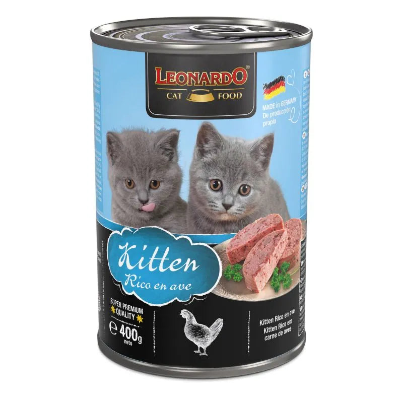 LEONARDO LATA KITTEN RICO EN AVE 400 GR